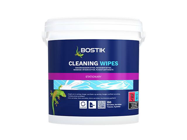 150STK CLEANING WIPES (VÅTSERVIETTER), BOSTIK #