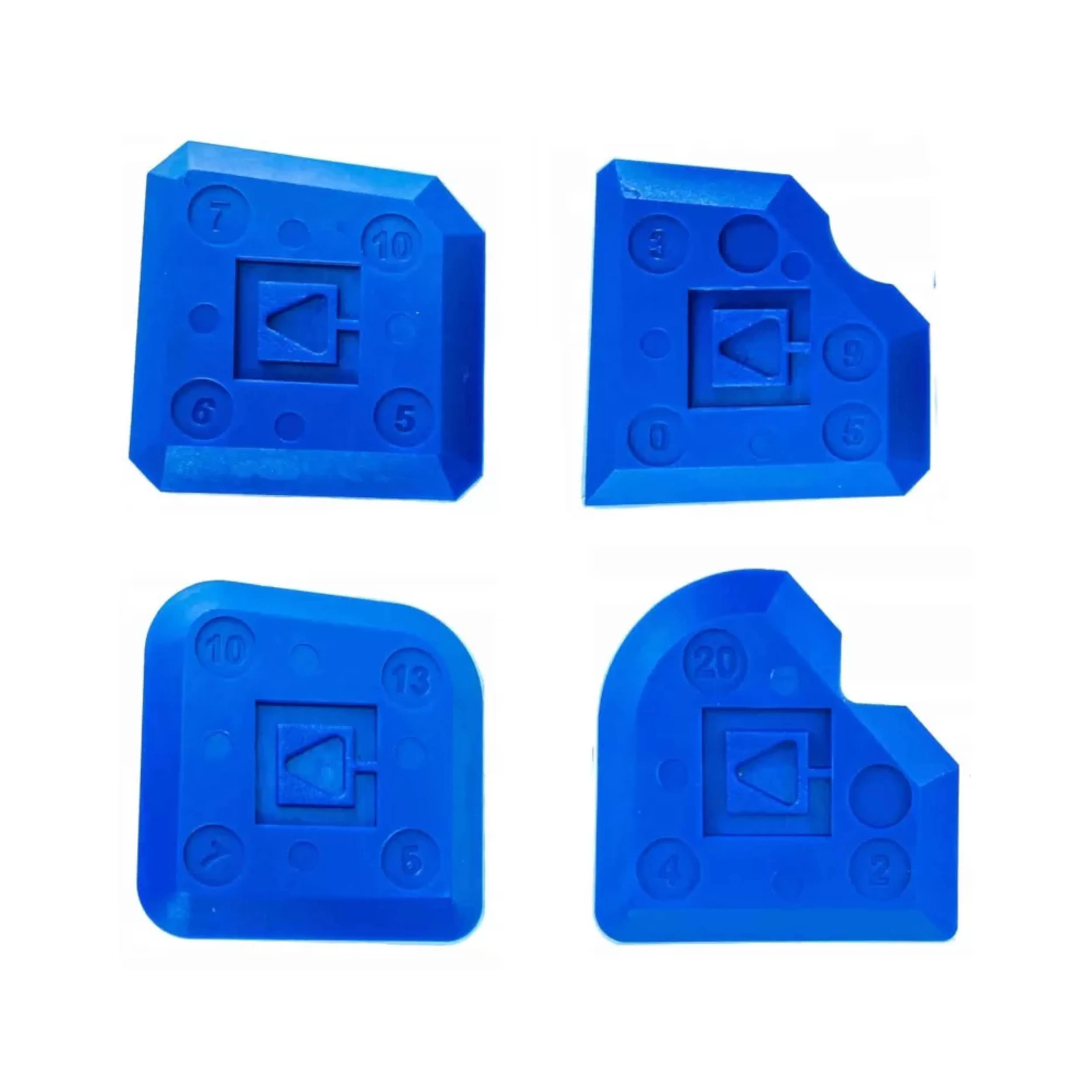 4-DELERS SILIKONFUGESPARKELSETT