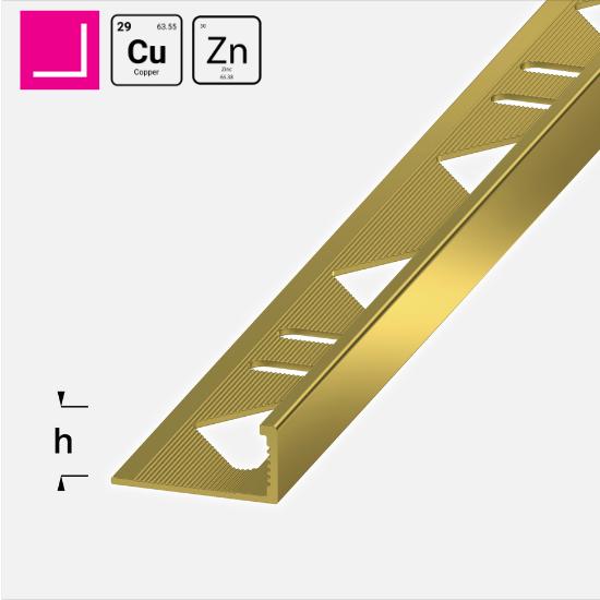 L-PROFIL MESSING NATURAL, ALFERPRO